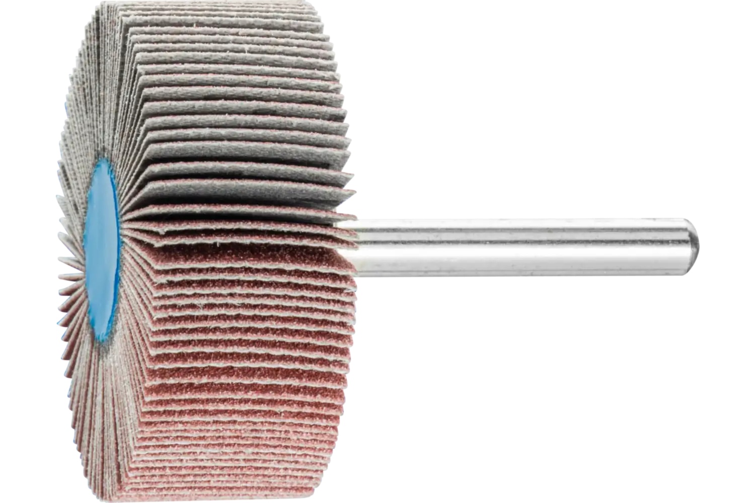 Picture of Pferd Mounted Flap Wheel, 2" X 3/4, 120 Grit, 1/4" Shank, Aluminum Oxide